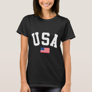 Usa-Shirt Männer Frauen Kinder Amerikanische Flagg T-Shirt