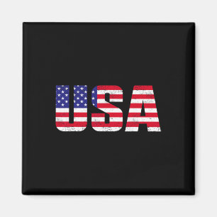 USA-Shirt Patriotisch Amerikanische Flagge Männer Magnet