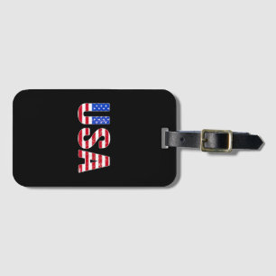 USA Shirt Patriotische amerikanische Flagge Männer Gepäckanhänger