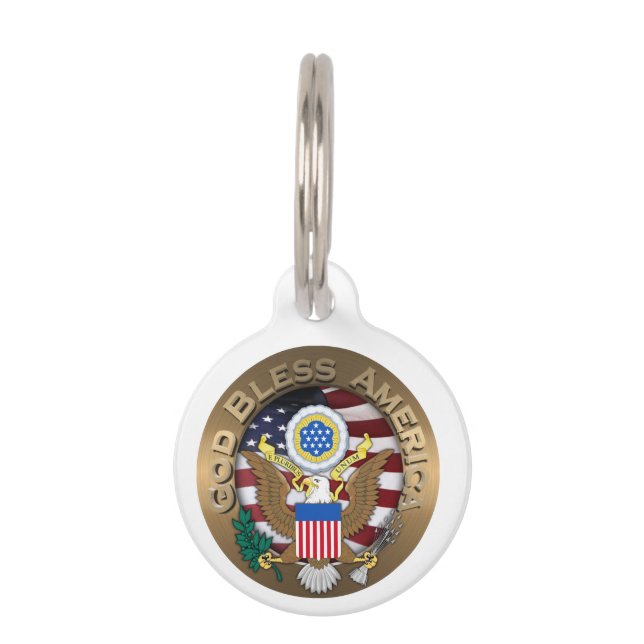 USA Siegel - Gott segne Amerika Tiermarke (Vorderseite)