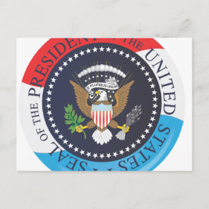 USA-Siegel Postkarte