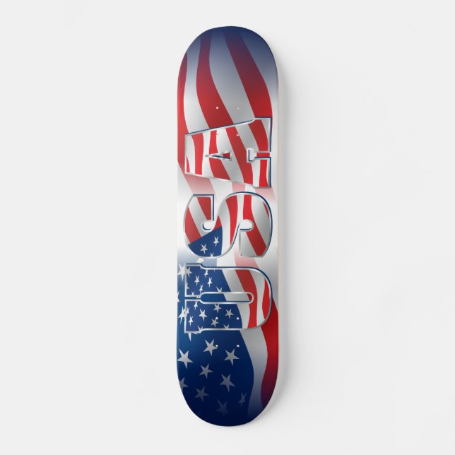 USA-Skateboard Skateboard (Vorderseite)