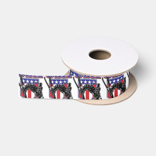 USA-Skier Satinband (Spule)