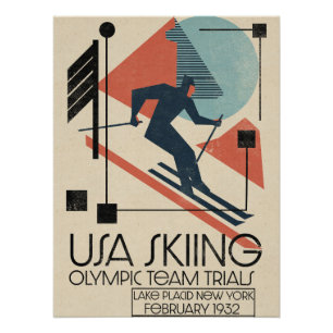 USA-Skiposter Poster