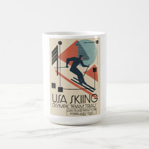 USA-Skiposter Verwandlungstasse