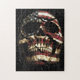 USA Skull Patriot Puzzle