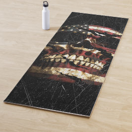 USA Skull Patriot Yogamatte