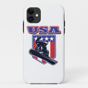USA Snowboarder Case-Mate iPhone Hülle