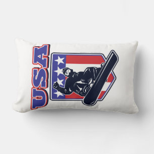 USA Snowboarder Lendenkissen