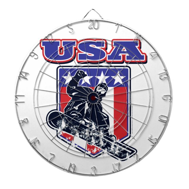 USA Snowboarding Dartscheibe (vorne)