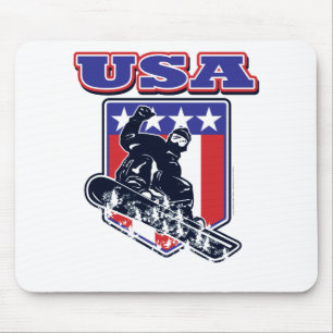 USA Snowboarding Mousepad