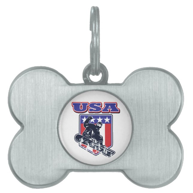 USA Snowboarding Tiermarke (Vorderseite)