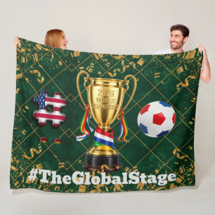 USA Soccer   2026 Global Games Luxus-Decke Fleecedecke
