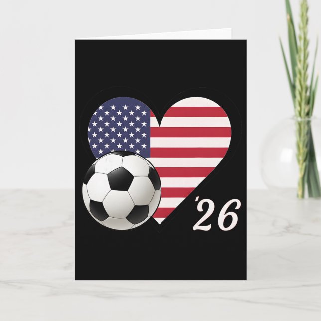 Usa Soccer 2026  Karte (Vorderseite)