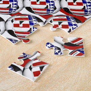 USA Soccer Ball Puzzle