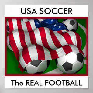 USA SOCCER, das echte FOOTBALL-Poster Poster