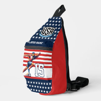 USA Soccer Eagle Athlete Patriotic National Team  Crossbody Bag