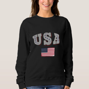USA Soccer Fan Jersey Shirt American Flag