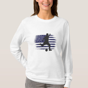 USA Soccer Fan Jersey Shirt American Flag