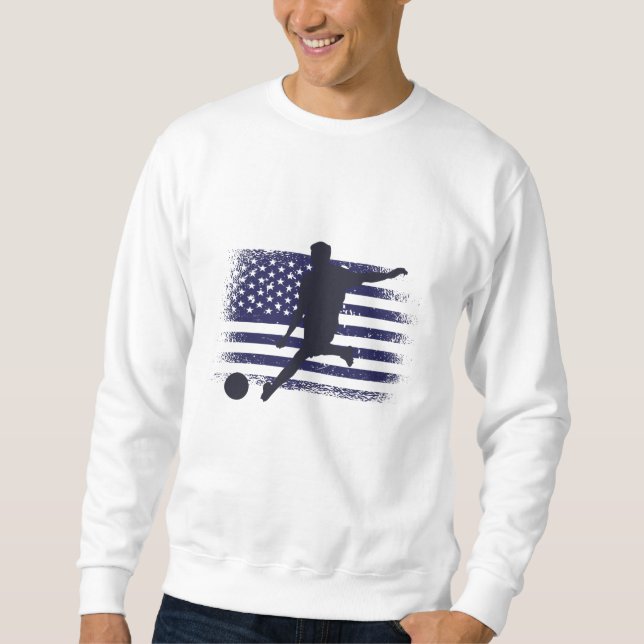 USA Soccer Fan Jersey Shirt American Flag (Vorderseite)