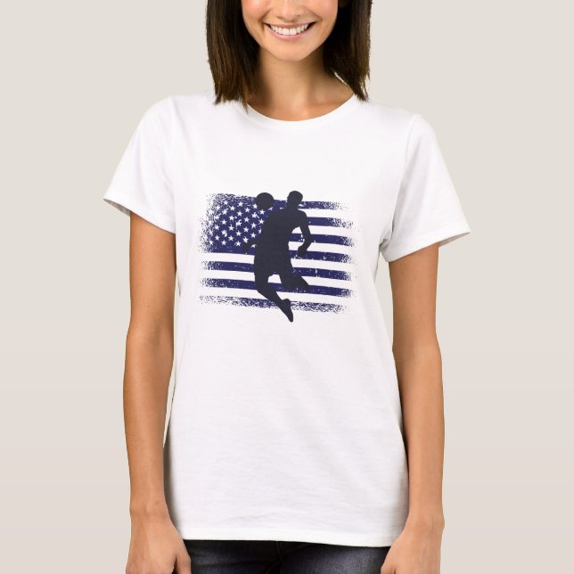 USA Soccer Fan Jersey Shirt American Flag (Vorderseite)
