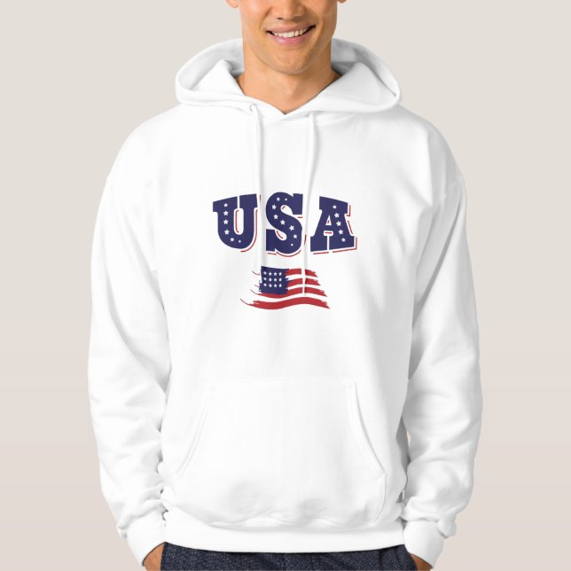 USA Soccer Fan Jersey Shirt American Flag (Vorderseite)