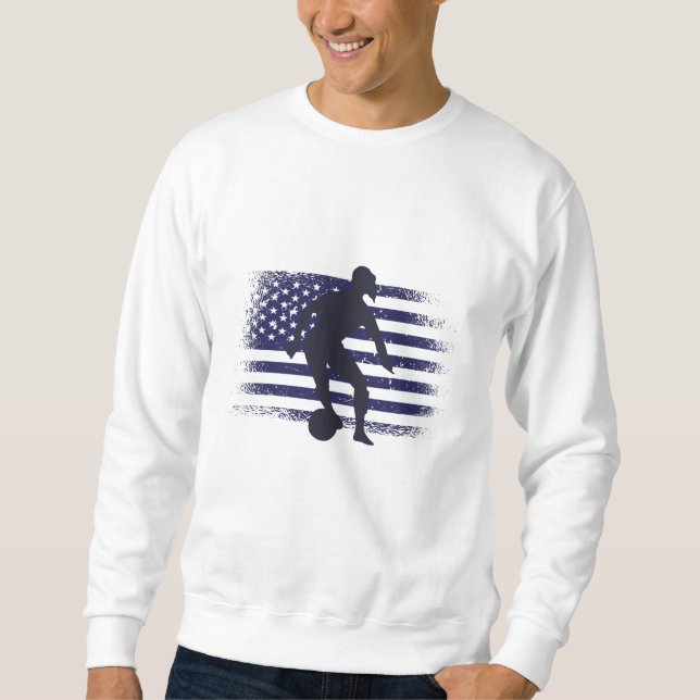 USA Soccer Fan Jersey Shirt American Flag (Vorderseite)