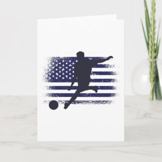 USA Soccer Fan Jersey Shirt American Flag Karte
