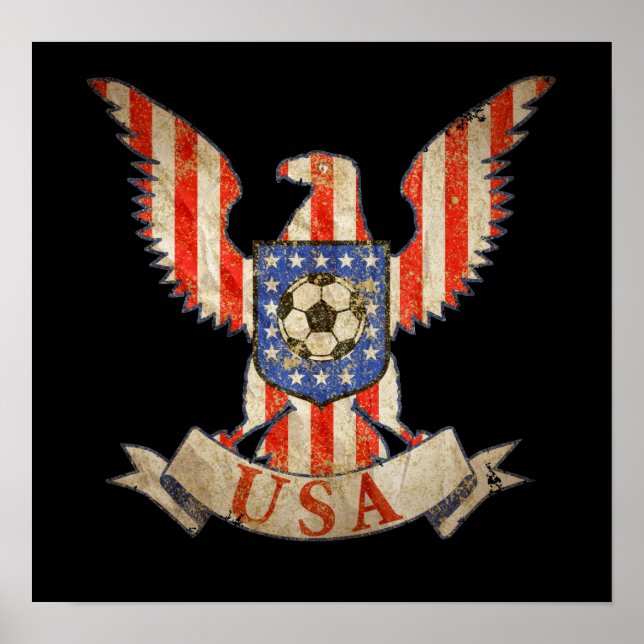 USA Soccer Poster (Vorne)
