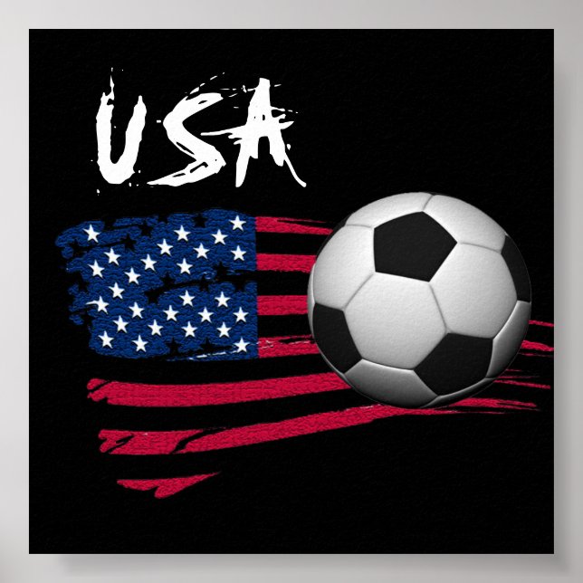 USA Soccer Poster (Vorne)