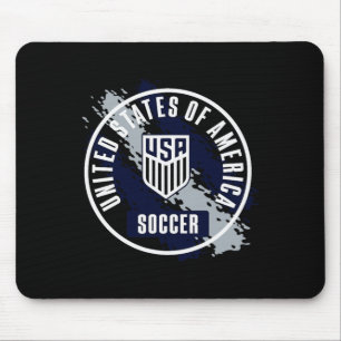Usa Soccer Retro Paint Rot Usmnt Offiziell Lizinie Mousepad