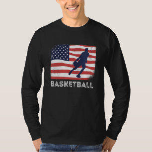 USA Sommer-Sportflagge Basketball-Team-Ausrüstung T-Shirt