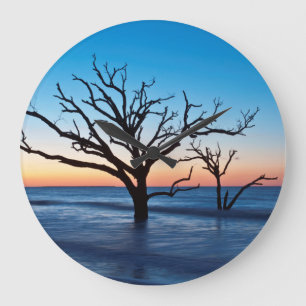 USA, South Carolina, Edisto Island, Botany Bay Große Wanduhr