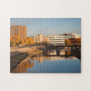 USA, South Dakota, Sioux Falls, Stadt-Skyline Puzzle