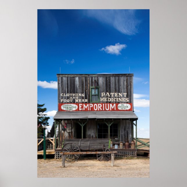 USA, South Dakota, Stamford, 1880 Stadt 2 Poster (Vorne)