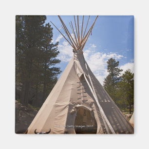 USA, South Dakota, traditioneller indischer Teepee Magnet
