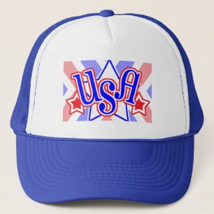 USA Spaß patriotisches amerikanisches buchstabiert Truckerkappe
