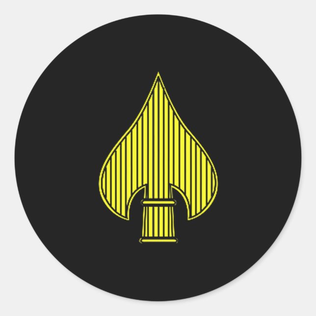 Usa Special Operations Command Logo Patriotic Vete Runder Aufkleber (Vorderseite)