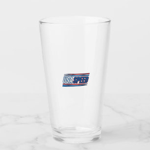 USA-Speed-Racing-patriotisches-vintage-Vektor-Desi Glas