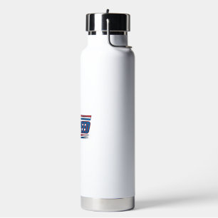 USA-Speed-Racing-patriotisches-vintage-Vektor-Desi Trinkflasche