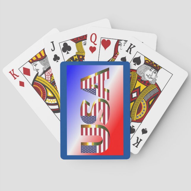 USA SPIELKARTEN (Rückseite)
