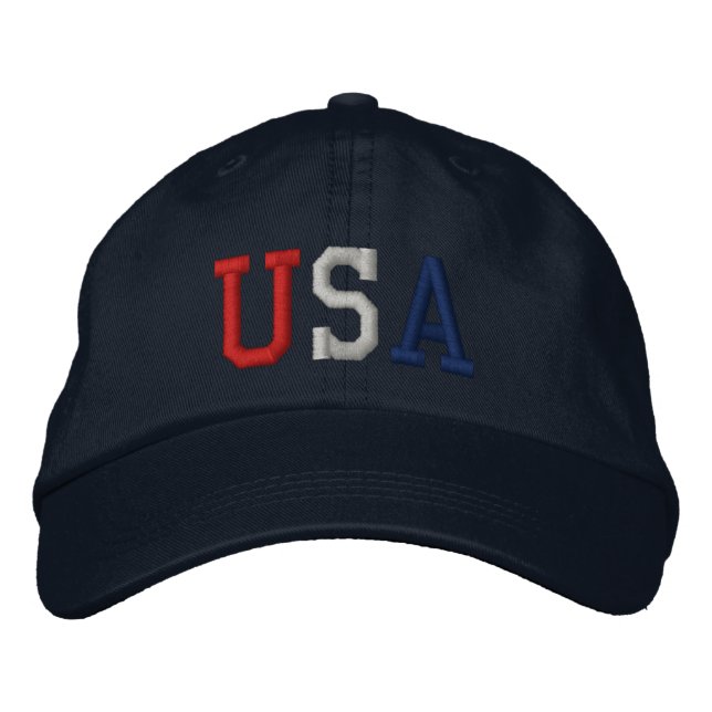 USA Sports Hat bestickt Bestickte Kappe (Vorderseite)