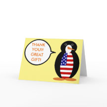 USA sprechender Ms. Penguin Personalisiert