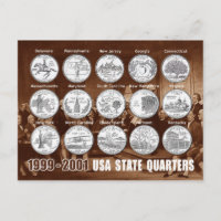 USA Staat Quarters (Coins) 1999 - 2001