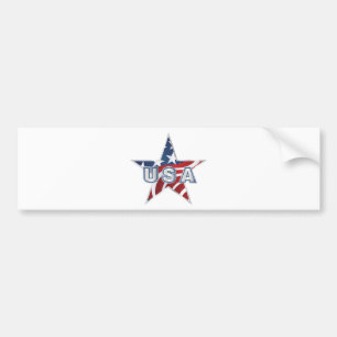 USA Star Autoaufkleber
