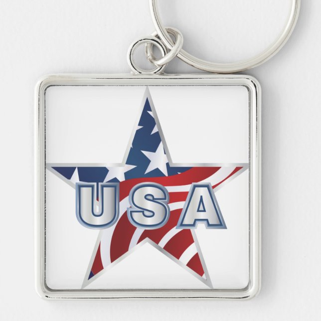 USA Star Schlüsselanhänger (Vorne)