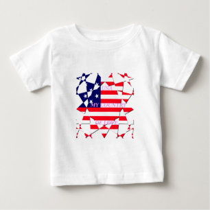 USA Star Spangled Liebe My Country of Liebe Baby T-shirt