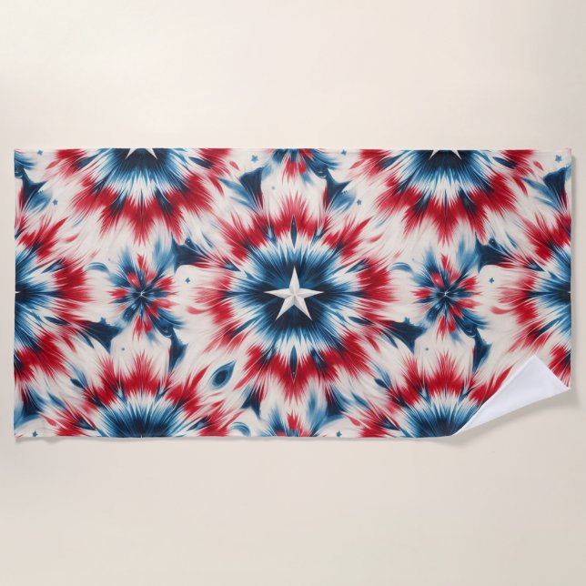 USA Star Strandtuch (Vorderseite)