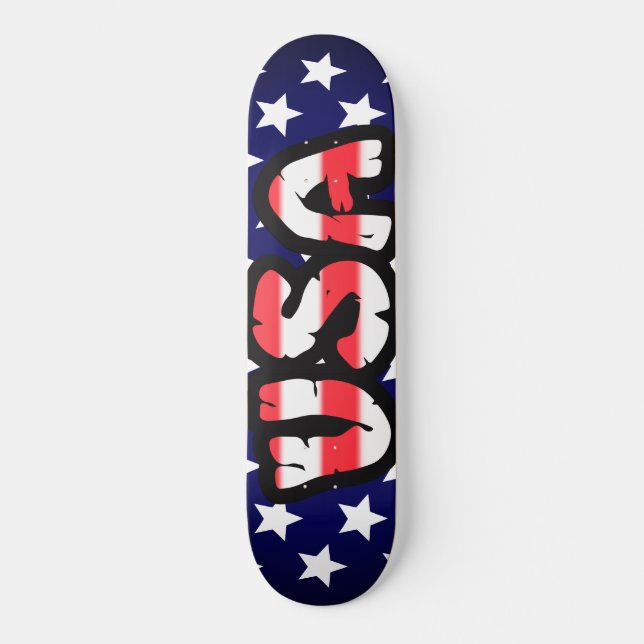 USA Stars Skateboard (Vorderseite)