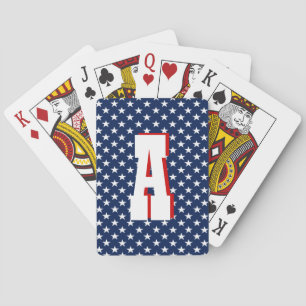 USA Stars Spielkarten